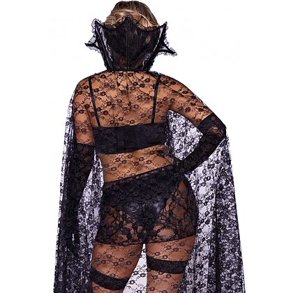 Costum Leg Avenue Seductive Vampire în Lace Negru S 3