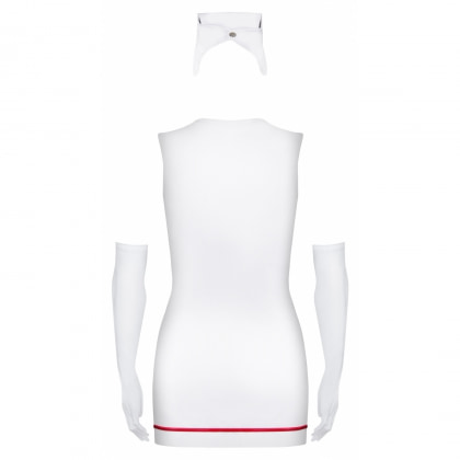 Costum Obsessive Emergency Dress Cu Stetoscop Alb S-M 3