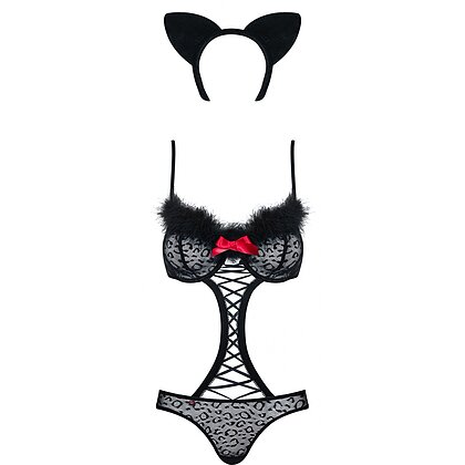 Costum Obsessive Gepardina Negru S-M