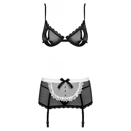 Costum Obsessive Maidme Negru S-M