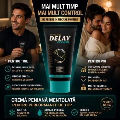 Cremă Ejaculare Precoce Long Power Prorino 50ml 4