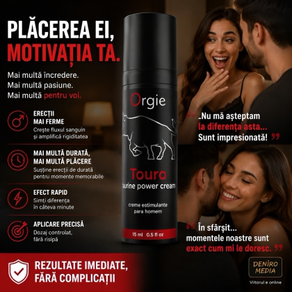 Cremă Erecție Puternică Touro 15ml 3