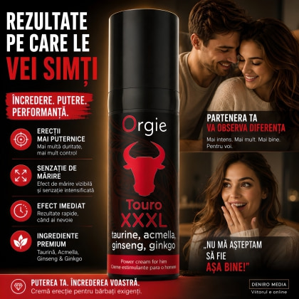 Cremă Stimulare Erecție Orgie Touro 3XL 15 ml 4