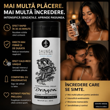Cremă Shunga Dragon Sensitive 60ml 4