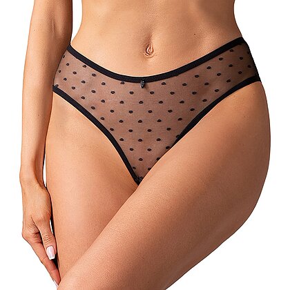 Crotchless Panties Obsessive Nuites Negru S-M