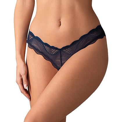 Crotchless Thong Obsessive Nightly Albastru M-L