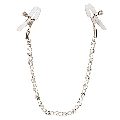 Cleme Sfârcuri Crystal Chain Argintiu