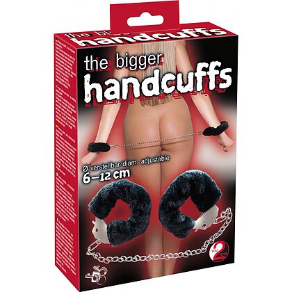 Cătușe Pufoase You2Toys Bigger Furry, Lanț 44 cm Negru 4