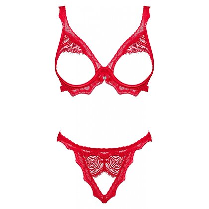 Set Obsessive Bergamore Rosu XS-S
