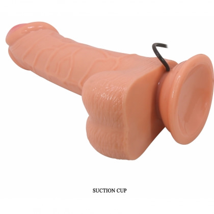 Vibrator Rotativ Barbara Ken 8.3 cm, cu Ventuză 3