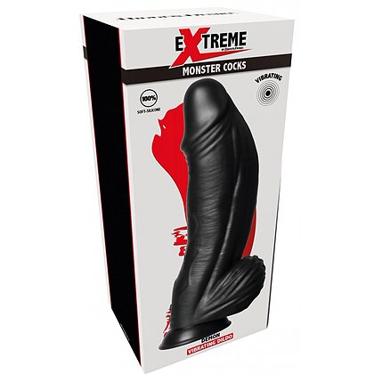 Demon Monster Vibrant Negru — 9 Moduri, 27cm 5
