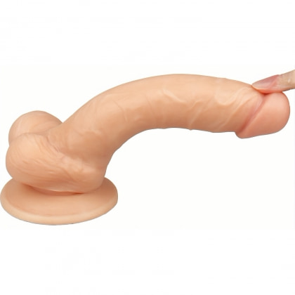 Dildo The Ultra Soft Dude cu Ventuză Flexibil 5