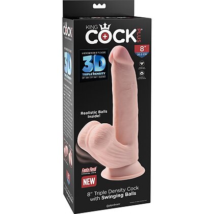 Dildo 3D Cu Testicule 24cm 6