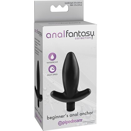 Dildo Anal Beginners Anchor Fantasy Negru 3