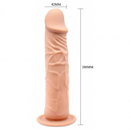 Dildo Realist Barbara Calvin cu Miez Ferm și Ventuză 4