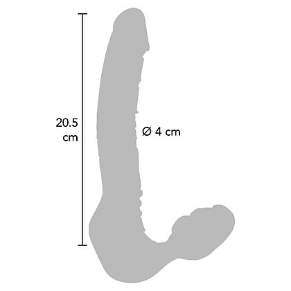 ToyJoy Bend Over Strapless Mov – 24.5 cm Fără Chingi 3