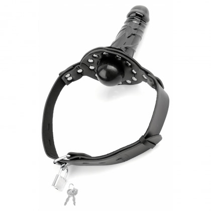 Dildo Căluș Deluxe Ball Negru 2