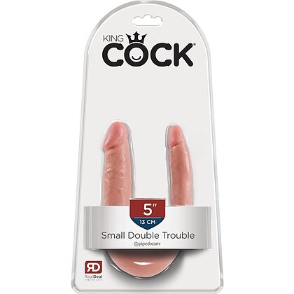 Dildo Dublu King Penis Small Double Trouble 5
