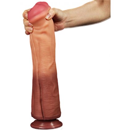 Dildo Dublu Strat Lovetoy 30cm, Ventuză Puternică 5