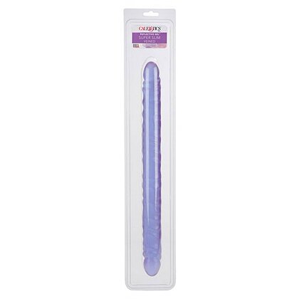 Dildo Dublu Veined Super Slim Mov 2
