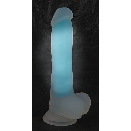 Dildo Glow in the Dark Transparent 5