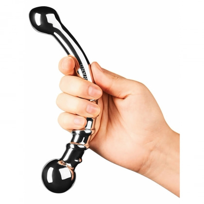 Dildo Metal Le Wand Stainless Steel Bow Argintiu 3
