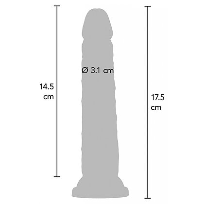 Dildo Realistic Deluxe Dual Density 7 6