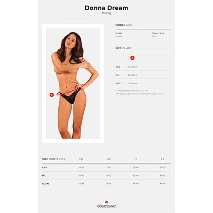 Chilot Obsessive Donna Dream Negru XL-2XL 5