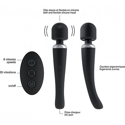 Vibrator Masaj Dorcel Megawand Negru 5