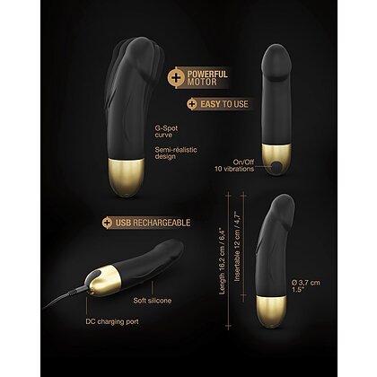Vibrator Dorcel Real Vibration S Negru 4