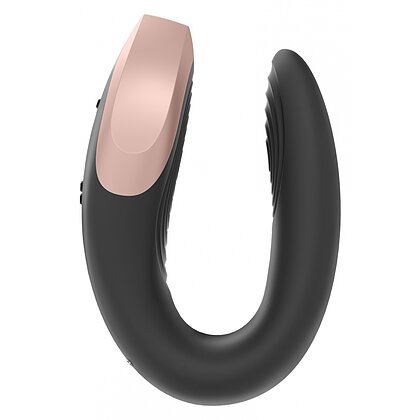Double Love Luxury Partner Vibrator Negru 2