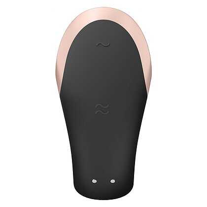 Double Love Luxury Partner Vibrator Negru 3