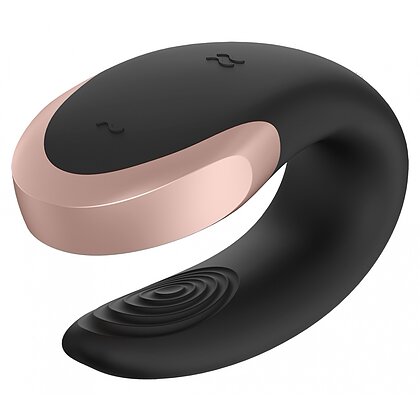 Double Love Luxury Partner Vibrator Negru 4