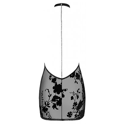 Rochie Erotică Noir Handmade Negru M 5
