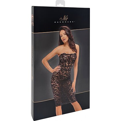 Rochie Noir Handmade Brenda Negru M 5
