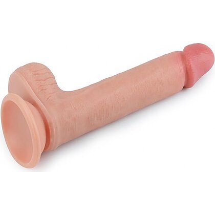 Dildo cu Ventuză Dual Layered 3