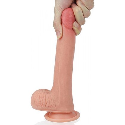 Dildo cu Ventuză Dual Layered 6