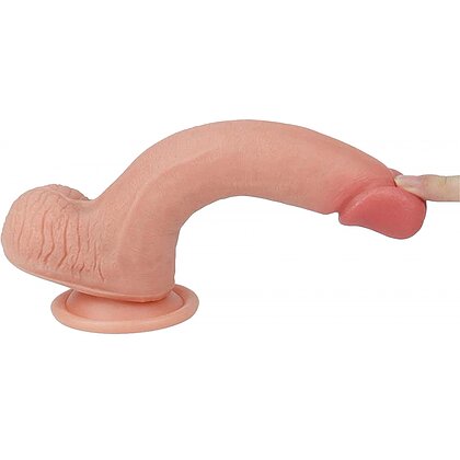 Dildo cu Ventuză Dual Layered 4