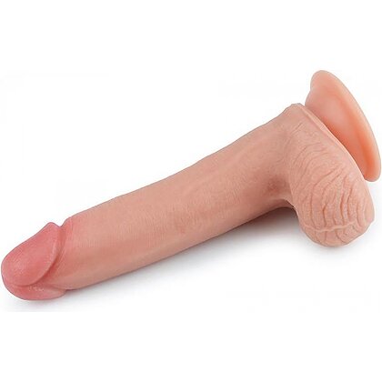 Dildo cu Ventuză Dual Layered 2