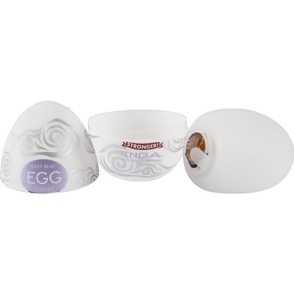 Masturbator Tenga EGG Cloudy Alb 2