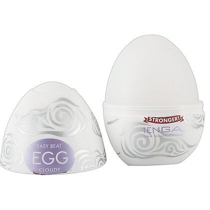 Masturbator Tenga EGG Cloudy Alb 3