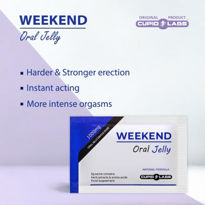 Weekend Oral Jelly cupid Labs Erecție Puternică în 30 Min 2