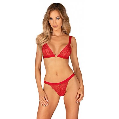 Set Obsessive Elianes 2 Piese Roșu XS-S