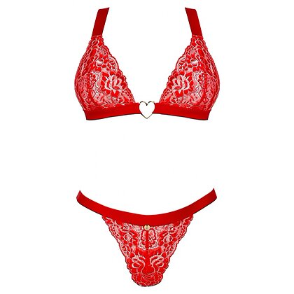 Set Obsessive Elianes 2 Piese Roșu XS-S