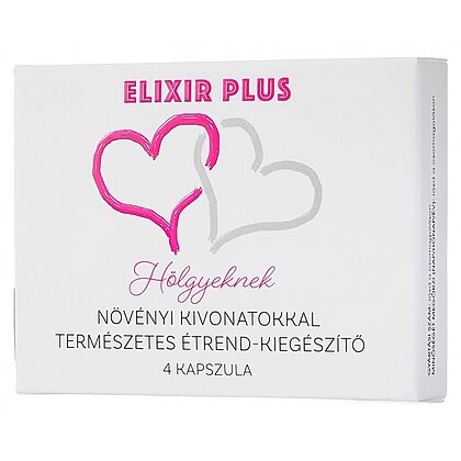 Elixir Plus Femei 4 Capsule Boost Natural Pentru Libidou