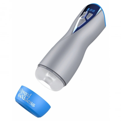 Eloa Masturbator Automat Reîncărcabil cu Sucțiune și Vibrații Gri 2