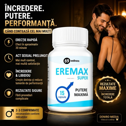 Eremax Pastile Erecție 15 capsule 2