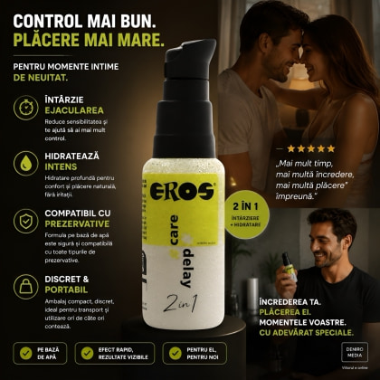 Eros 2in1 Care Delay Gel Intim 30 ml Pentru Bărbați 3