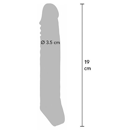 Manșon Penis Get Real pentru Lungime și Grosime 3