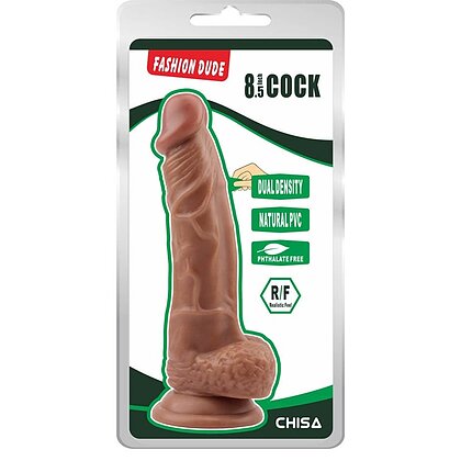 Dildo Cu Ventuză Fashion Dude 21.6cm 5